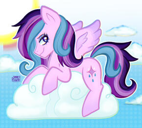 Galaxy Rain Digital Fullbody Illustration