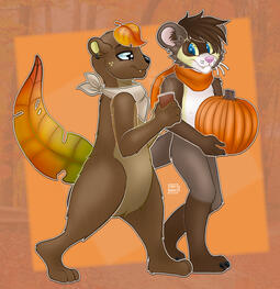 Copper & Pickle Digital Fullbody Illustration