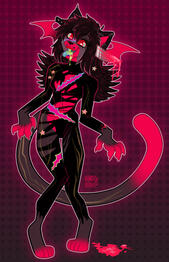 Steak Digital Colored Fullbody Illustration