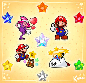 Paper Mario TTYD Color Tattoo Flash