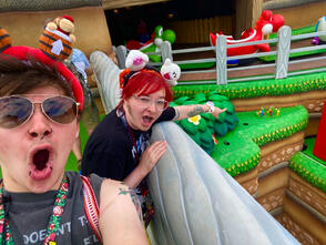 Topher and I at Universal Orlando Topher and I at Universal Orlando
