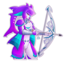Zerir Zora BOTW Digital Style-Recreation Illustration