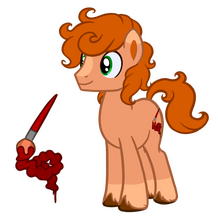 Ginger Snaps & Cutie Mark Digital Fullbody MLP:FiM Style Re-Creation Illustration / Reference Sheet
