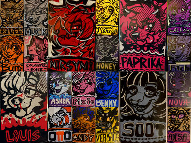 Paint Swatch Badge Collective