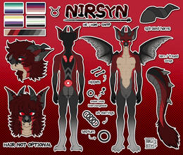 Nirsyn Dragon Two-Sided Reference Sheet